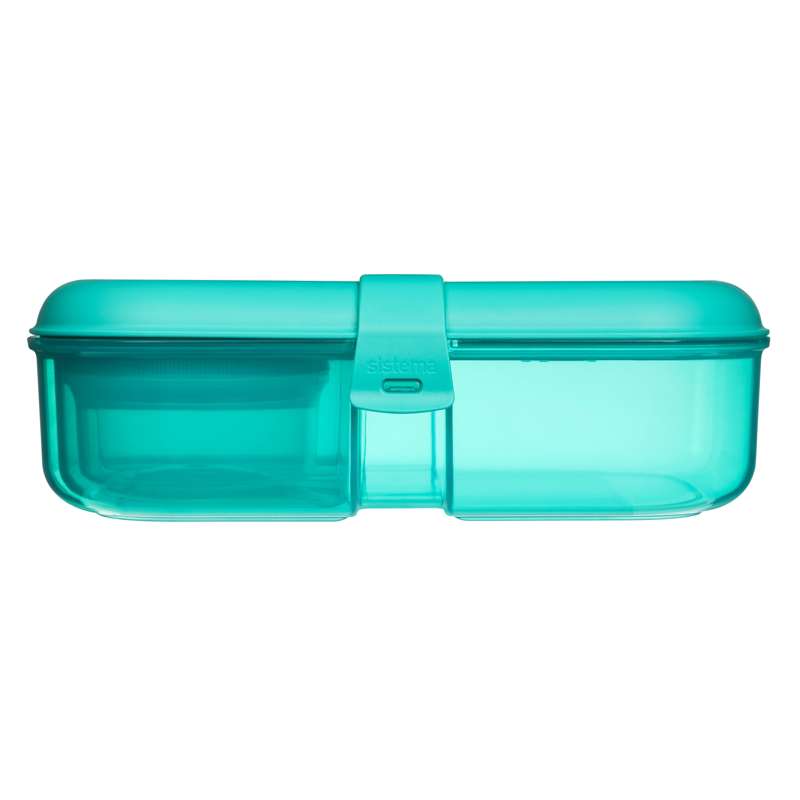 Sistema Lunch Box - Ribbon Lunch - Compartmentalized with Container - 1.1L - Mint
