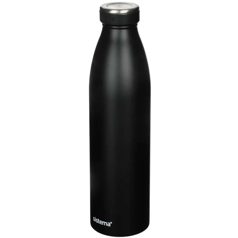 Thermos Flask System - Stainless Steel - 750 ml - Black