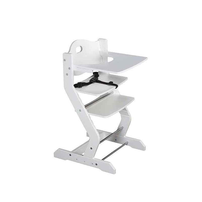 TiSsi Eating Tray for TiSsi high chair in solid beech - white