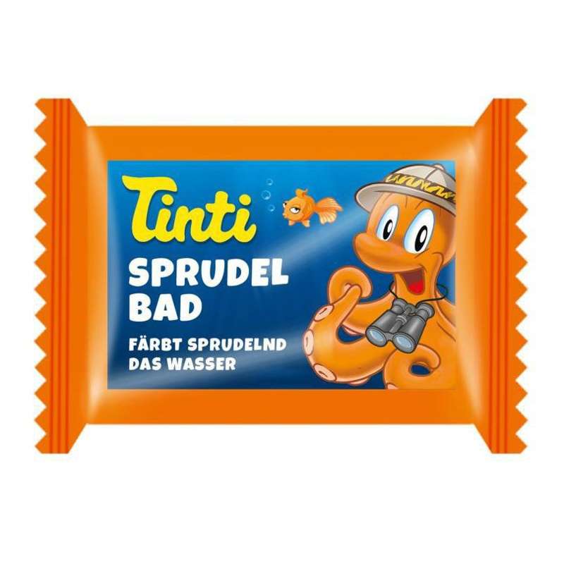 Tinti Small Bath Bomb in Blister Pack - Orange