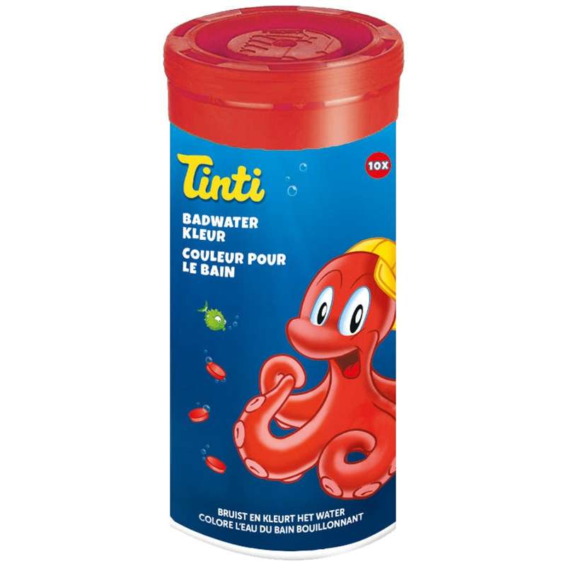 Tinti Bath Colors - 10 tablets in tube - red