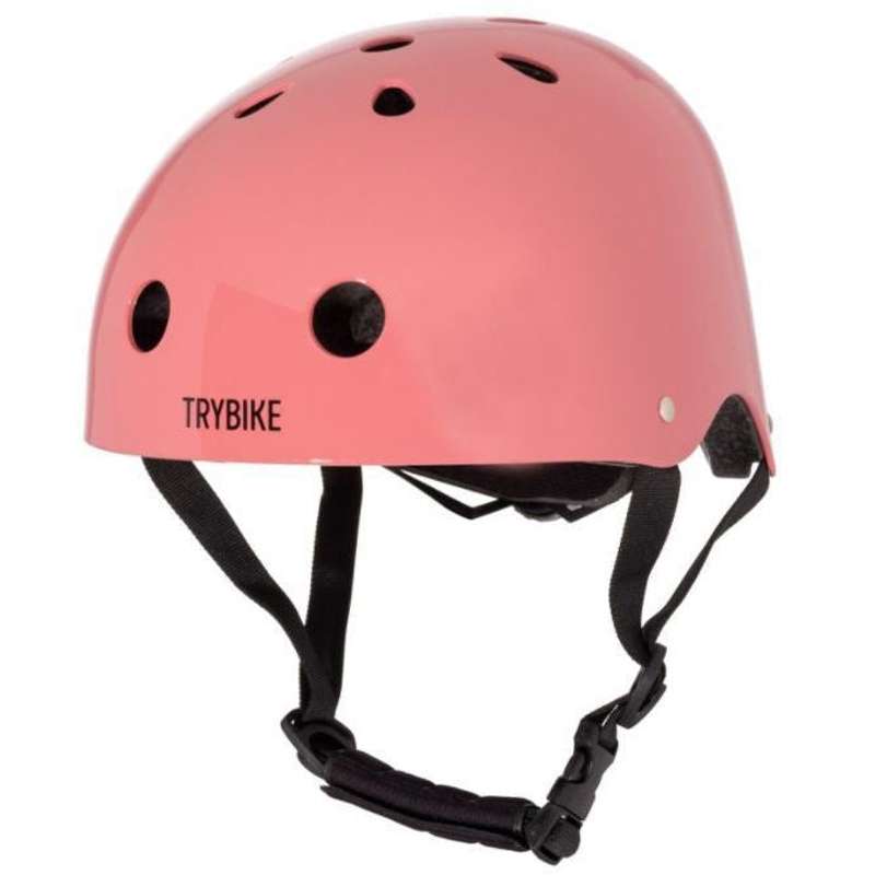 Trybike Bicycle Helmet for Children and Adults - Size M - Vintage Pink