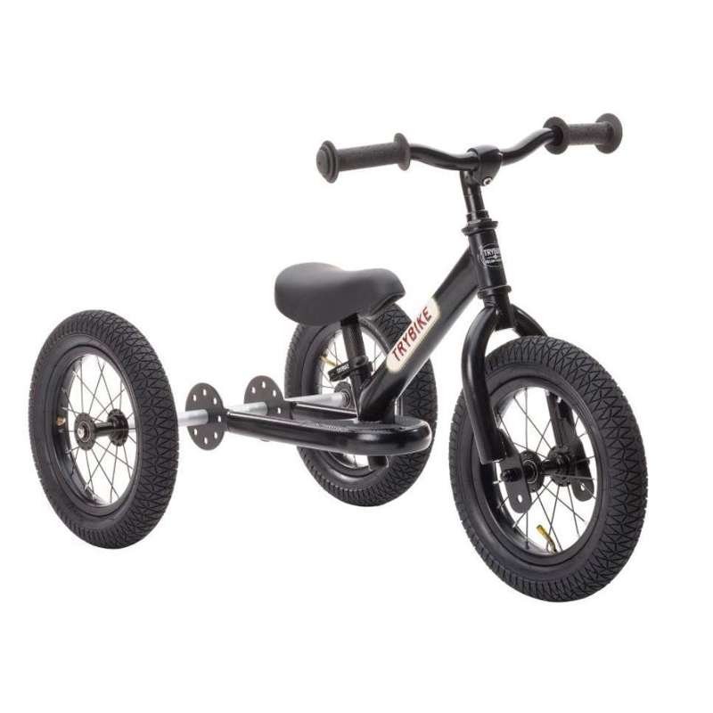 Trybike Balance Bike 3 wheels - Black