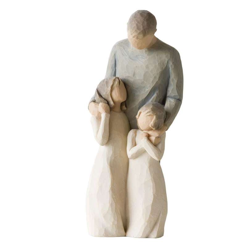 Willow Tree My Girls figurine (father with two daughters)
