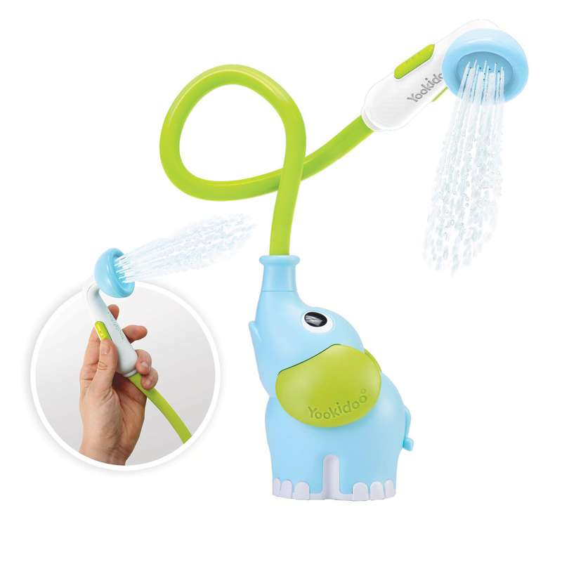 Yookidoo Bath Toy Elephant Shower - blue