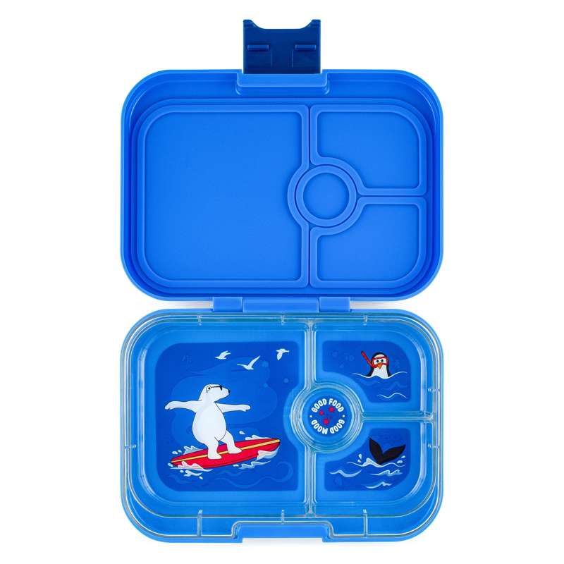 Yumbox Lunchbox - Panino - 4 compartments - Surf Blue/Polar Bear