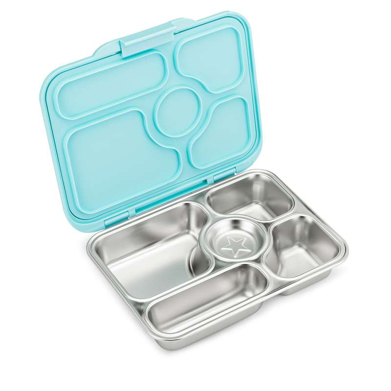 Yumbox Lunchbox - Presto Stainless Steel - 5 compartments - Tulum Aqua
