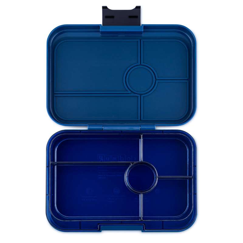 Yumbox Lunchbox - Tapas XL - 5 compartments - Monte Carlo Blue/Navy Clear