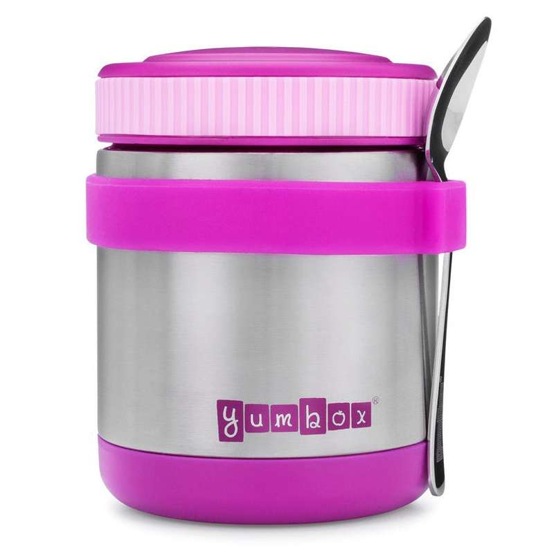 Yumbox Zuppa Thermos Food Container with Spoon - 415 ml. - Bijoux Purple